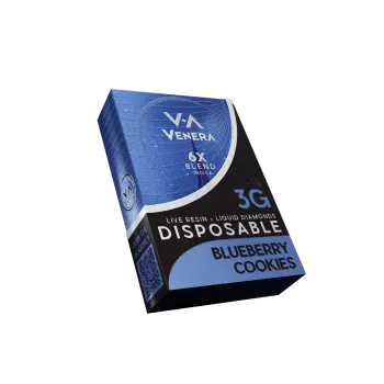 Live Resin + Liquid Diamonds 3g Disposable – BlueBerry Cookies Sativa Venera